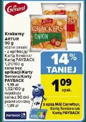 Carrefour Krakersy solone mix Artur oferta