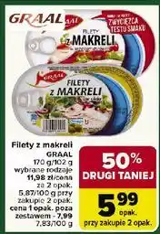 Carrefour Filety z makreli w oleju Graal oferta