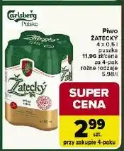 Carrefour Piwo Zatecky Svetly Lezak oferta