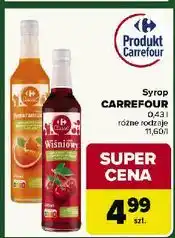 Carrefour Syrop wiśniowy Carrefour Classic oferta
