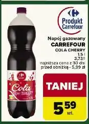 Carrefour Napój cola cherry Carrefour Classic oferta