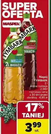 Carrefour Napój wiśnia-jabłko Tymbark oferta