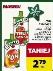 Carrefour Mus jabłko-banan-truskawka-marchew Tymbark oferta
