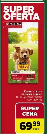 Carrefour Karma dla psa active Friskies Vitafit oferta