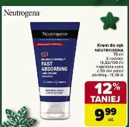 Carrefour Krem do rąk szybko wchłaniający się Neutrogena Formuła Norweska oferta