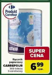 Carrefour Ręcznik kuchenny Carrefour Essential oferta