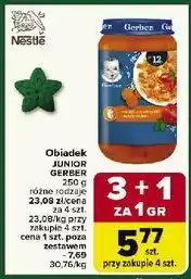 Carrefour Obiadek risotto z indykiem i warzywami Gerber Junior oferta