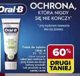 Carrefour Pasta do zębów intense clean Oral-B Gum Intensive Care oferta
