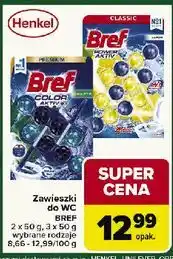 Carrefour Kostka do wc 4 function lemon Bref Power Aktiv oferta