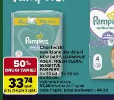 Carrefour Chusteczki nawilżane Pampers Sensitive oferta