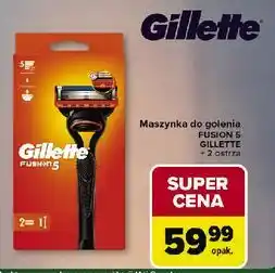 Carrefour Maszynka + 2 wkłady Gillette Fusion 5 oferta