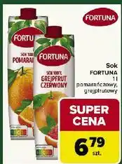 Carrefour Sok czerwony grejpfrut Fortuna oferta