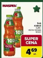 Carrefour Sok jabłko-banan-marchew Kubuś 100% oferta