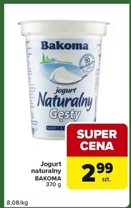 Carrefour Express Jogurt naturalny Bakoma 370 g oferta