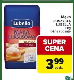 Carrefour Express Mąka puszysta Lubella 1 kg, różne rodzaje oferta