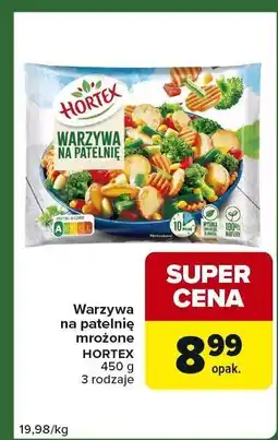 Carrefour Express Warzywa na patelnię mrożone Hortex 450 g, 3 rodzaje oferta