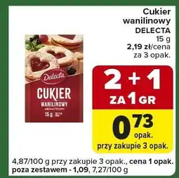 Carrefour Express Cukier wanilinowy Delecta 15 g oferta