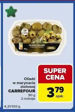 Carrefour Express Oliwki w marynacie ziołowej CARREFOUR 90 g 2 rodzaje oferta