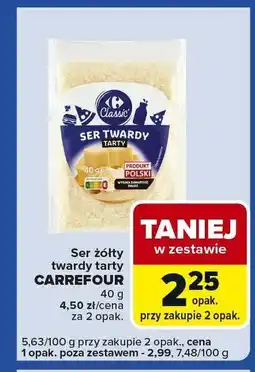 Carrefour Express Ser twardy tarty Ser żółty twardy tarty CARREFOUR oferta