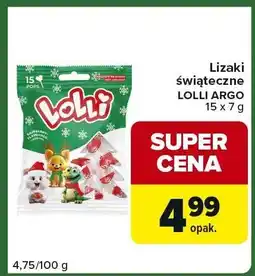 Carrefour Express Lizaki świąteczne LOLLI ARGO oferta
