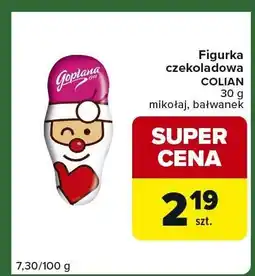 Carrefour Express Figurka czekoladowa COLIAN mikołaj, bałwanek oferta