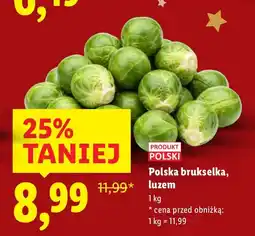 Lidl Brukselka polska, luzem Lidl oferta