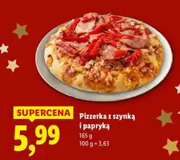 Lidl Pizzerka z szynką i papryką Piekarnia Lidla oferta