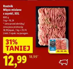 Lidl Rzeźnik Mięso mielone z szynki XXL oferta