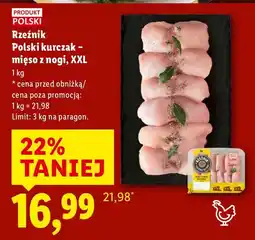 Lidl Rzeźnik Polski kurczak - mięso z nogi XXL oferta