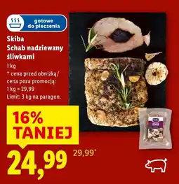 Lidl Skiba Schab nadziewany śliwkami oferta