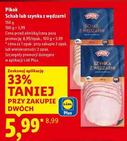 Lidl Schab lub szynka z wędzarni Pikok 150g oferta