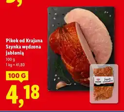 Lidl Szynka wędzona jabłonią Pikok od Krajana 100g oferta