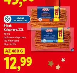 Lidl Kabanosy XXL Pikok 480g oferta