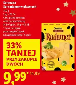Lidl Ser radamer w plastrach Serenada oferta