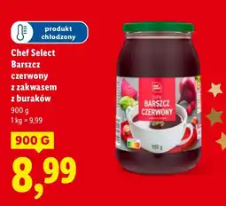 Lidl Barszcz czerwony z zakwasem z buraków Chef Select oferta