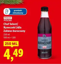 Lidl Zakwas buraczany Chef Select/Ryneczek Lidla oferta