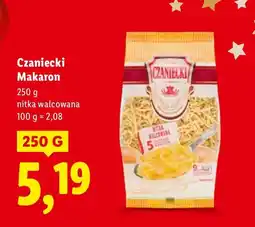 Lidl Makaron nitka walcowana Czaniecki oferta