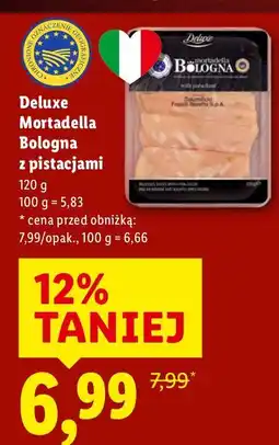 Lidl Mortadella Bologna z pistacjami Deluxe oferta