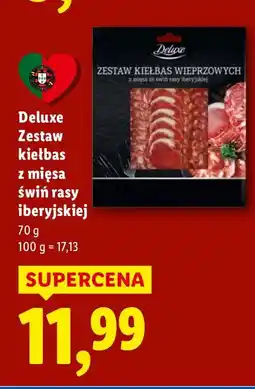 Lidl Zestaw kiełbas z mięsa świń rasy iberyjskiej Deluxe oferta