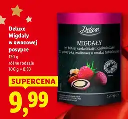 Lidl Migdały w owocowej posypce Deluxe oferta