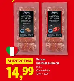 Lidl Kiełbasa salsiccia Deluxe oferta