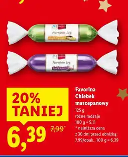 Lidl Chlebek marcepanowy Favorina oferta