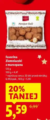 Lidl Ziemniaczki z marcepanu Favorina oferta