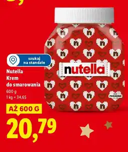 Lidl Krem do smarowania Nutella oferta