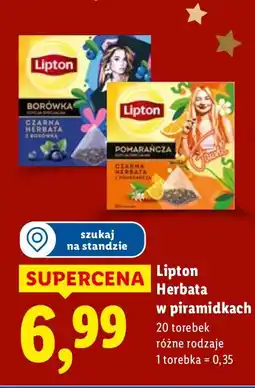 Lidl Herbata Lipton Herbata w piramidkach oferta