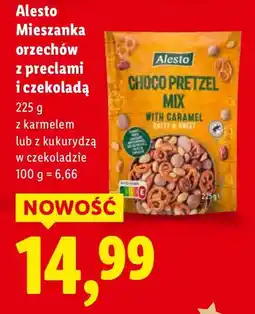 Lidl Mieszanka orzechów Alesto Mieszanka orzechów z preclami i czekoladą oferta