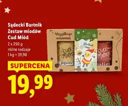 Lidl Zestaw miodów Sadecki Bartnik Zestaw miodów Cud Miód oferta