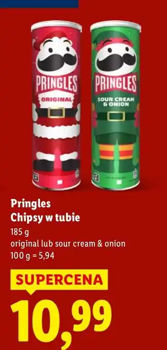 Lidl Chipsy w tubie Pringles Chipsy w tubie oferta