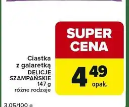 Globi Ciastka z galaretką Delicje Szampańskie 147 g różne rodzaje oferta