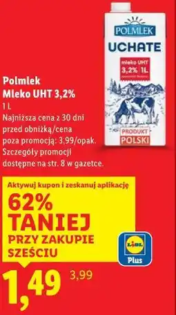 Lidl Polmlek Mleko UHT 3,2% oferta
